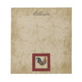 Rooster Notizblock (Vorderseite)