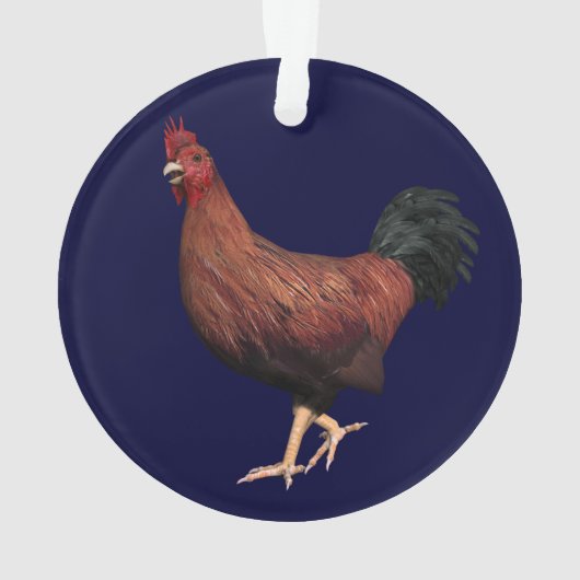 Rooster Ornament (Rückseite)