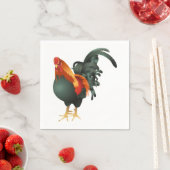Rooster Paper Napkins Serviette (Beispiel)