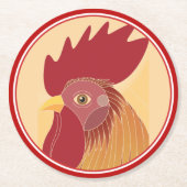 Rooster Paper Untersetzer (Vorderseite)