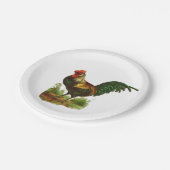 Rooster Pappteller (Schrägansicht)