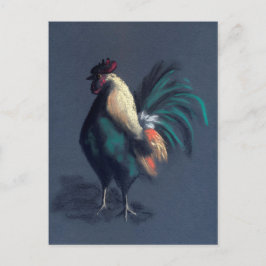 Rooster Pastel Postkarte
