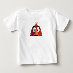 Rooster Peeking Niedlich Adorable Funny Animal Car Baby T-shirt