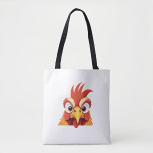 Rooster Peeking Niedlich Adorable Funny Animal Car Tasche