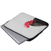 Rooster Portrait Laptopschutzhülle (Vorne Knopf)