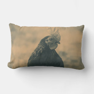 Rooster Portrait Lendenkissen