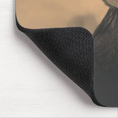 Rooster Portrait Mousepad (Ecke)