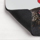 Rooster Portrait Mousepad (Ecke)