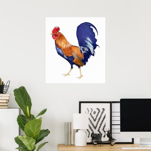 Rooster Poster (Heimbüro)