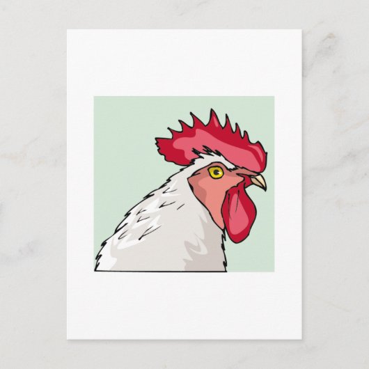 Rooster Postkarte (Vorderseite)