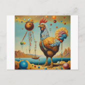 Rooster Postkarte (Vorderseite)