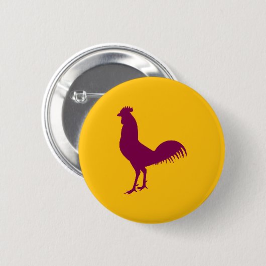 Rooster Pride Buttons (Vorne & Hinten)