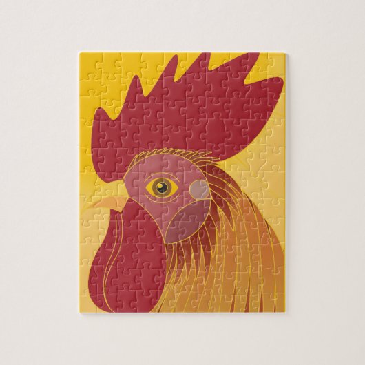 Rooster Puzzle (Vertikal)