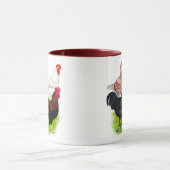 Rooster-Quartett für Heavy Rasse Tasse (Zentrum)