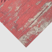 Rooster Red Wood Bard Wall Decoupage Seidenpapier (Detail)