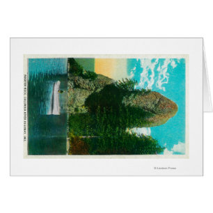 Rooster Rock on Columbia River