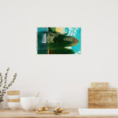Rooster Rock on Columbia River Poster (Küche)
