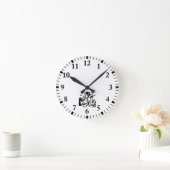 Rooster Runde Wanduhr (Zuhause)