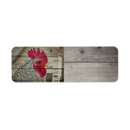 Rooster Rustic Chicken Coop Barboard Board (Vorne)