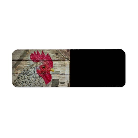 Rooster Rustic Chicken Coop Barboard Board (Vorne)