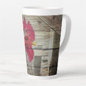 Rooster Rustic Chicken Coop Barboard Board Milchtasse (Rechte Ecke)