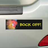 Rooster sagt "Bock Off"! Autoaufkleber (Auf Auto)