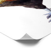 Rooster Schlicht Poster (Ecke)