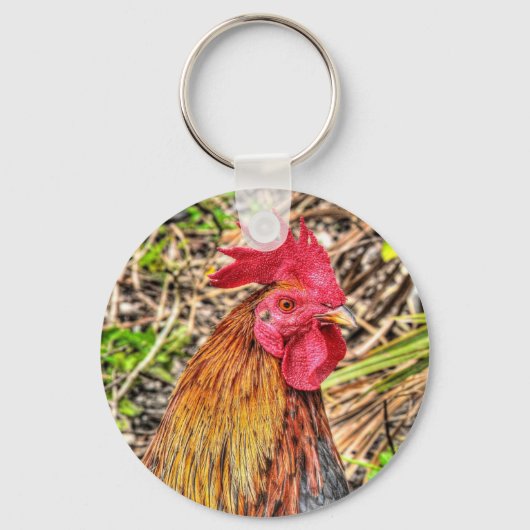 Rooster Schlüsselanhänger (Vorderseite)