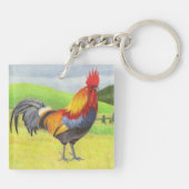 Rooster Schlüsselanhänger (Rückseite)