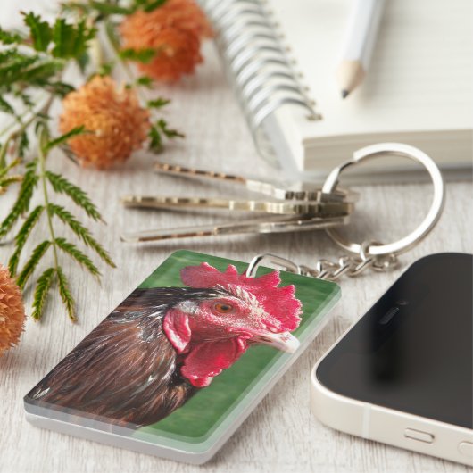 Rooster Schlüsselanhänger (Vorderseite rechts)