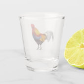 Rooster Schnapsglas (Rückseite)