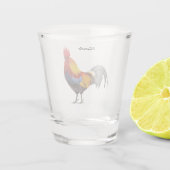 Rooster Schnapsglas (Rückseite)