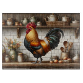 Rooster Schneidebrett (Vorderseite)