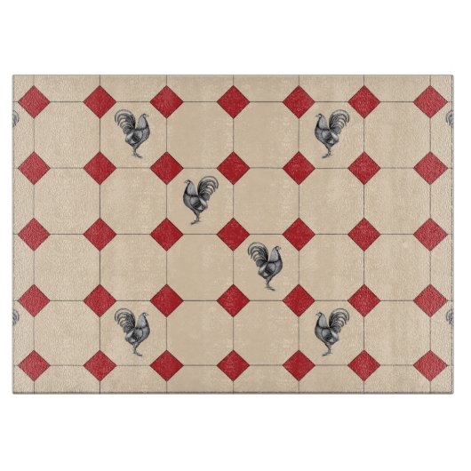 Rooster Schneidebrett (Vorderseite)