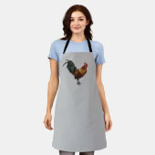 Rooster Schürze (Getragen)