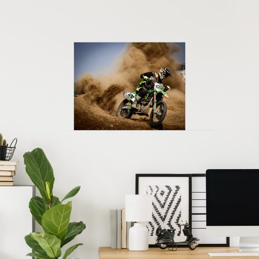 Rooster-Schwanz Poster (Heimbüro)