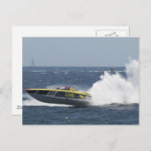 Rooster-Schwanz Postkarte (Vorne/Hinten)