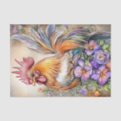 Rooster Seidenpapier (Vorderseite)