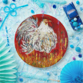 Rooster |Set für 9 Zoll-Teller-Hühnerpapier Pappteller (Party)