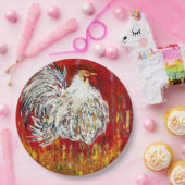 Rooster |Set für 9 Zoll-Teller-Hühnerpapier Pappteller (Party)