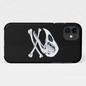 Rooster Skull und Crossbones Case-Mate iPhone Hülle (Rückseite (Horizontal))