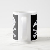 Rooster Skull und Crossbones Jumbo-Tasse (Rückseite)