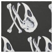 Rooster Skull und Crossbones Stoff (Muster)