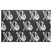 Rooster Skull und Crossbones Stoff (Fat Quarter (45,7 x 55,9 cm))