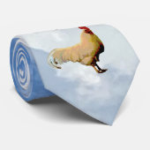 ROOSTER SKY CLOUDS FOTO AKTIVIEREN KRAWATTE (Gerollt)