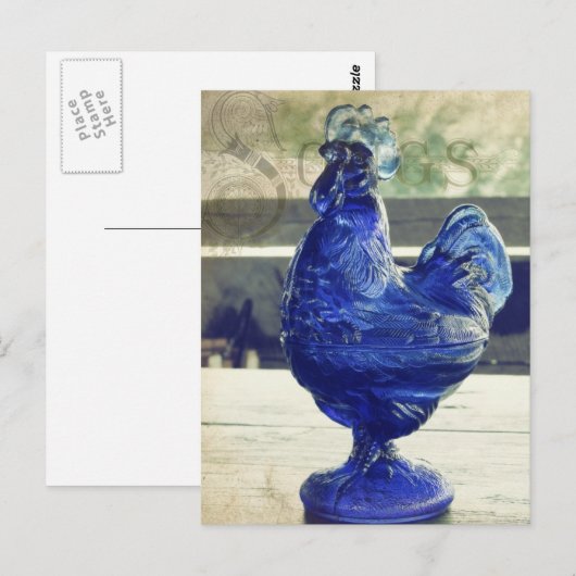 Rooster Songs Postkarte (Vorne/Hinten)