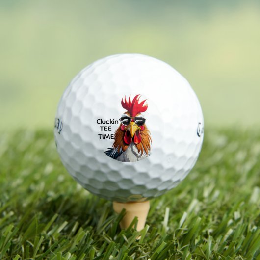 Rooster Spaß Golf Chicken Pub Callaway Supersoft Golfball (Insitu T-Shirt)