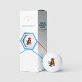 Rooster Spaß Golf Chicken Pub Callaway Supersoft Golfball (Verpackung)