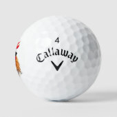 Rooster Spaß Golf Chicken Pub Callaway Supersoft Golfball (Logo)