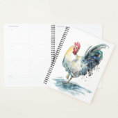 Rooster Splash - Aquarell Planer (Anzeige)